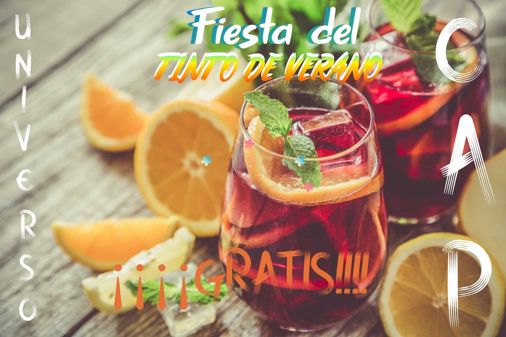 ¡¡¡¡FIESTA DEL TINTO DE VERANO GRATIS DE CAP VALENCIA!!!!
